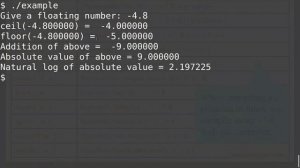 Examples with programs to use math library functions in c programming