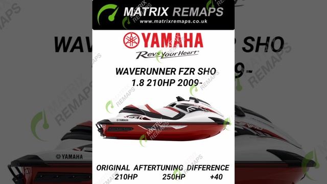 YAMAHA WAVERUNNER JET SKI FZR SHO 1.8 210 HP ECU TUNING FLASH REMAP REMAPPING SERVICE UK