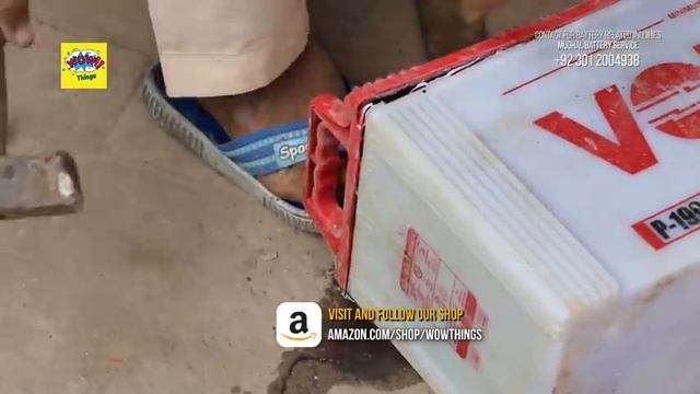Amazing Technique of Making Lead Acid Battery Plates & Restoring a Dead Battery смотреть онлайн