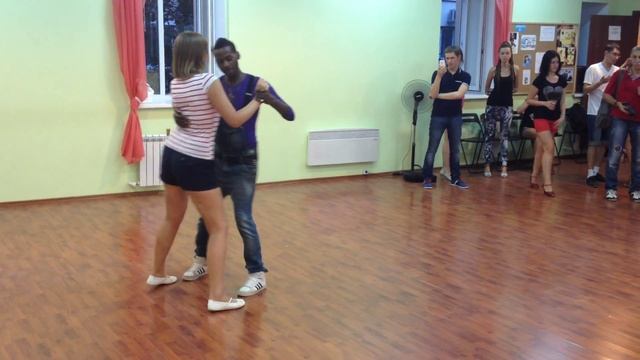 Бачата связка 9, средний уровень (Джуниор) bachata смотреть онлайн