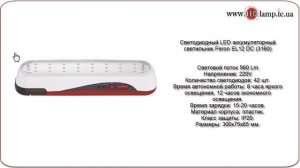 Светодиодный LED аккумуляторный светильник Feron EL12 DC