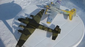 Фокке-Вульф 200 Кондор. Модель из бумаги. Масштаб 1:48.