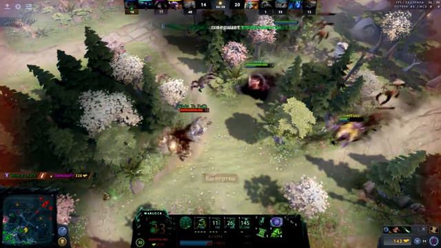 Как я поиграл в пати. в.2. Dota 2, Варлок (Warlock). смотреть онлайн