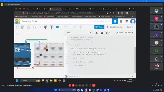 INTRO TO MICROPROCESSOR AND MICROCONTROLLER : arduino while loop & for loop
