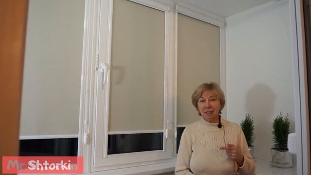 Кассетные рулонные шторы УНИ-1 на балкон. ОТЗЫВ