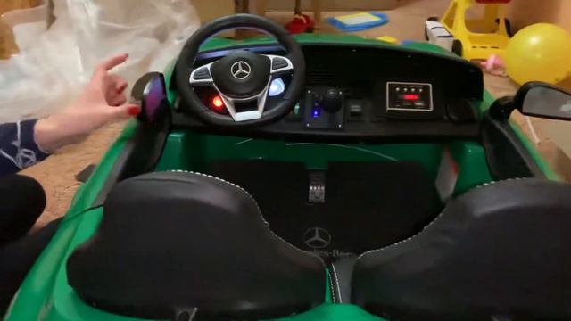 Обзор детской электромашины Mercedes M 3905 EBLR-5