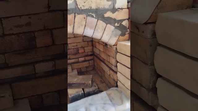 кладка внутренней арки из шамотного кирпича смотреть онлайн