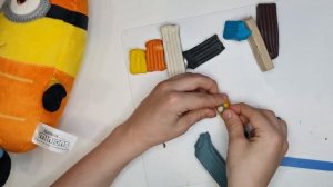 Лепка из пластилина Миньона Морковки