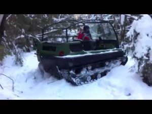 Вездеход Tinger зимой