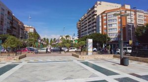 Walking on La Rambla in Almería, Spain in March 2023 (4K Ultra HD, 60fps)