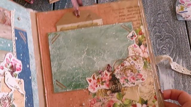 Цветочный альбом в коробке "Primavera". Скрапбукинг смотреть онлайн