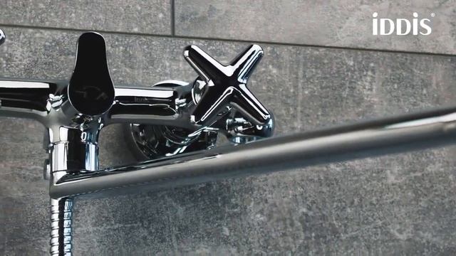 Обзор смесителя для ванны Iddis Acros ACRSBL2i10WA смотреть онлайн