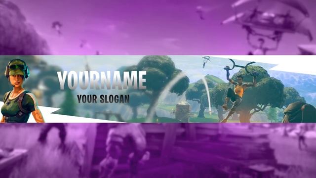 Top 10  Fortnite Battle Royale Twitch Banner Templates + Free Download смотреть онлайн
