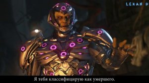 Injustice 2 - Брейниак против Болотной Твари - Intros & Clashes (rus)