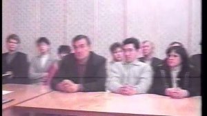 1997_Мегион_ Встреча М.Я. Занкиева с избирателями Излучинска