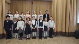 Песня "Скворушка прощается". Исп. хор "Капельки Созвучия" (ЦДТ "Замоскворечье" на базе школы 627)