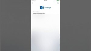 iOS - Setup an Exchange account (Outlook app)