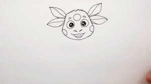 Как Нарисовать Лунтика поэтапно | Рисуем милое существо с Луны из "Приключения Лунтика и его друзей