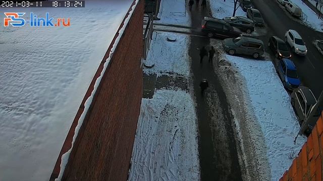 Пример записи Камера видеонаблюдения WIFI IP 2Мп 1080P Ps-Link CWB20 с LED подсветкой