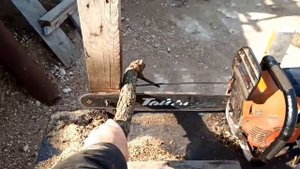 Станок из бензопилы