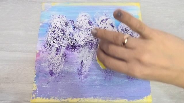 РАЗВИВАШКА для детей и родителей! Картина "Зимняя река " // Акриловая живопись! Рисование