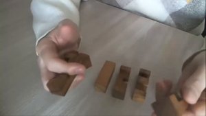 Головоломка деревянная 6 элементов