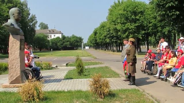 Международная эстафета «Дорога памяти от Москвы до Бреста» инвалидов колясочников, посвященная 70 л