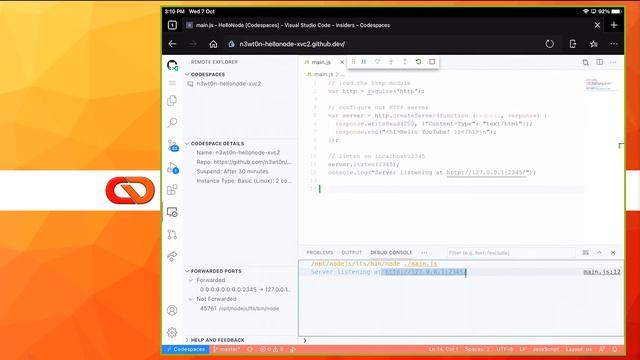 Codespaces on iPad: GOOD enough for working? смотреть онлайн