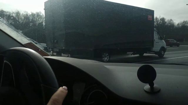 Выезд на МКАД, разгон, перестроение