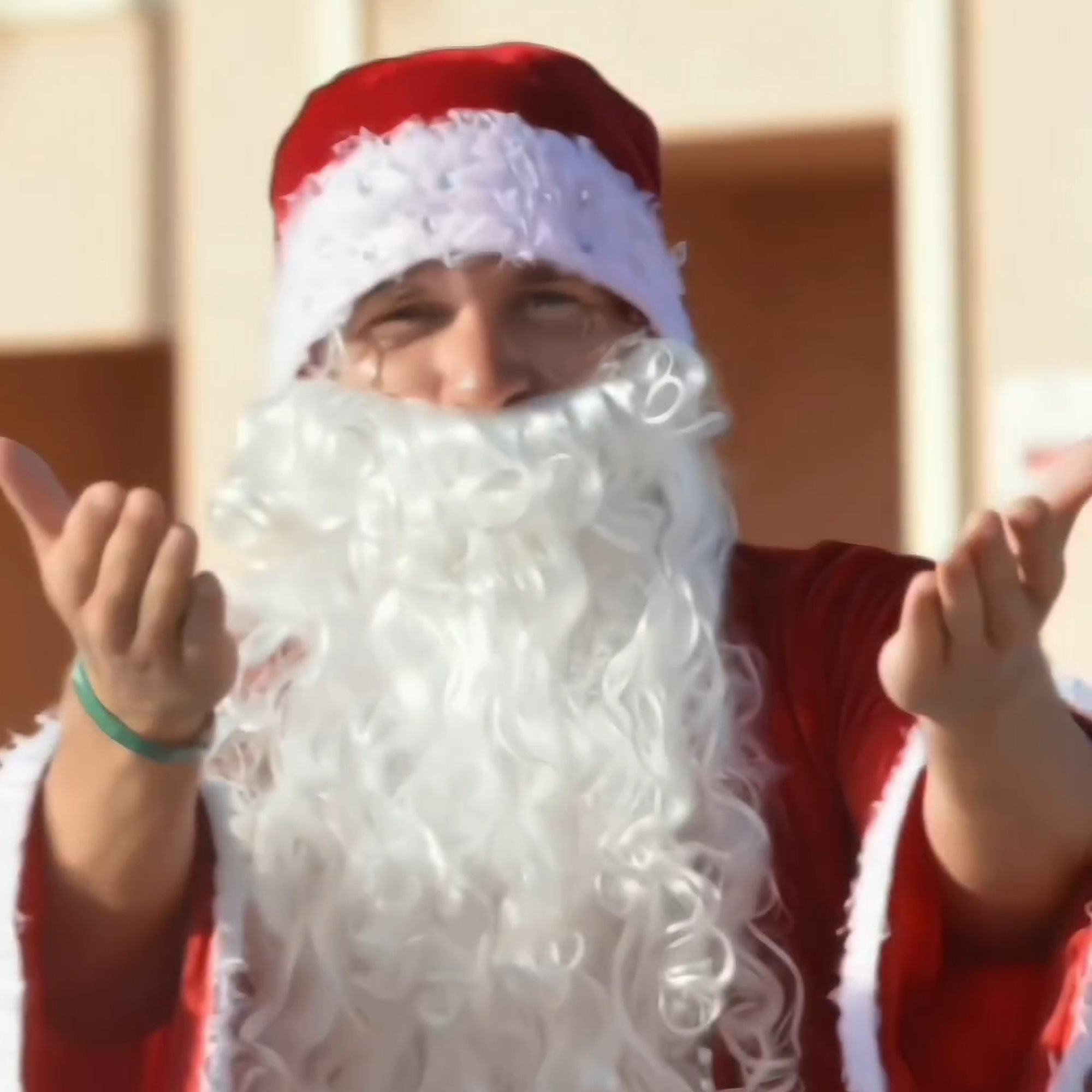 Santa Claus Flyboard Show