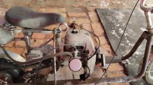 Мопед из бензопилы Урал