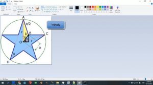 How to calculate points of five-pointed star