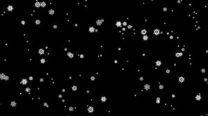 футаж Снег на прозрачном фоне