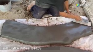 Как делать Мебель из бетона и цемента под дерево. Деревянные скамейки из  цемента.