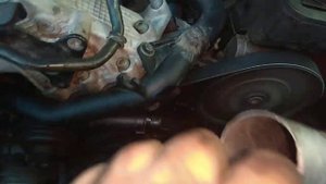 Замена натяжителя ремня и втулки. M57D30