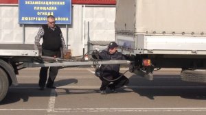 Сцепка грузовик с прицепом