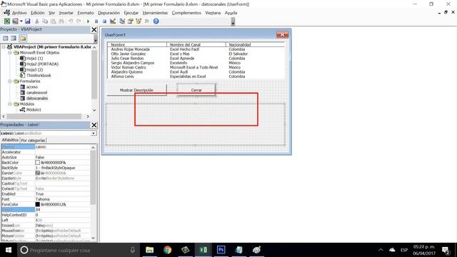 Cuadro de Lista en Formularios VBA | Formularios en Excel | Lección 8 смотреть онлайн