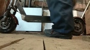 тест самодельной подвески электросамоката m365
