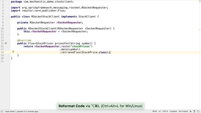 Reactive Spring Boot: Part 9: Java RSocket Client смотреть онлайн