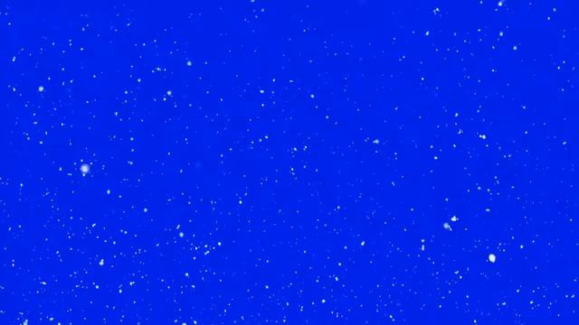 Snow Falling Video-Blue Screen Footage! смотреть онлайн