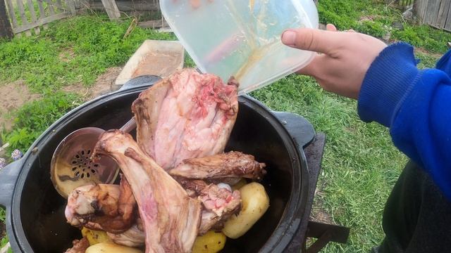 Томлёная козлятина в молоке в куркумой//1 мая и День Пожарной Охраны!