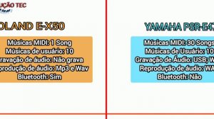 ROLAND E-X50 VS YAMAHA PSR-E473