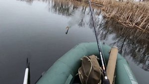 Ловля щуки в декабре. Сплав по р. Сейм.