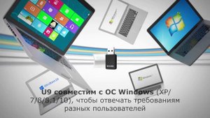 Tenda U9- двухдиапазонный Wi-Fi USB-адаптер стандарта АС650
