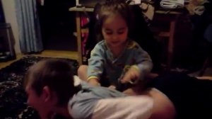 "Рельсы, рельсы" детский массаж.