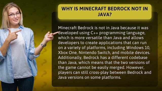 Why is Minecraft bedrock not in Java?