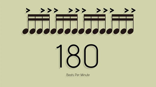BPM = 180　メトロノーム - metronome - 16分 アクセント3-3 смотреть онлайн