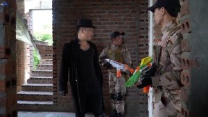Nerf Guns War : Mission Special S.W.A.T Men Of SEAL TEAM Attack Boss Black Dangerous Criminal Group