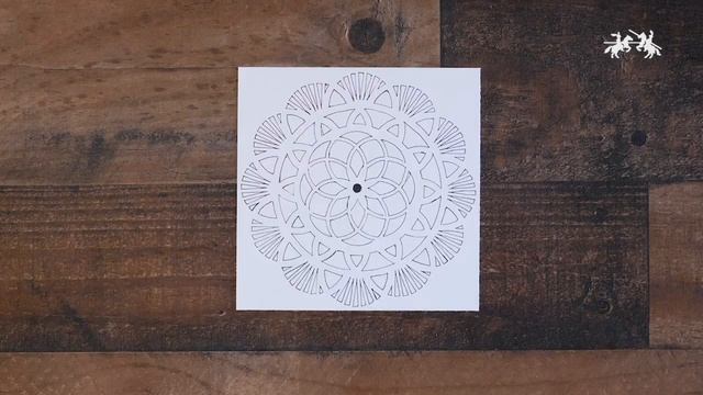 Make Your Own Mandalas with Stencils смотреть онлайн