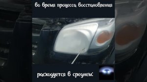 Восстановление прозрачности пластика фар за 3,5 минуты
